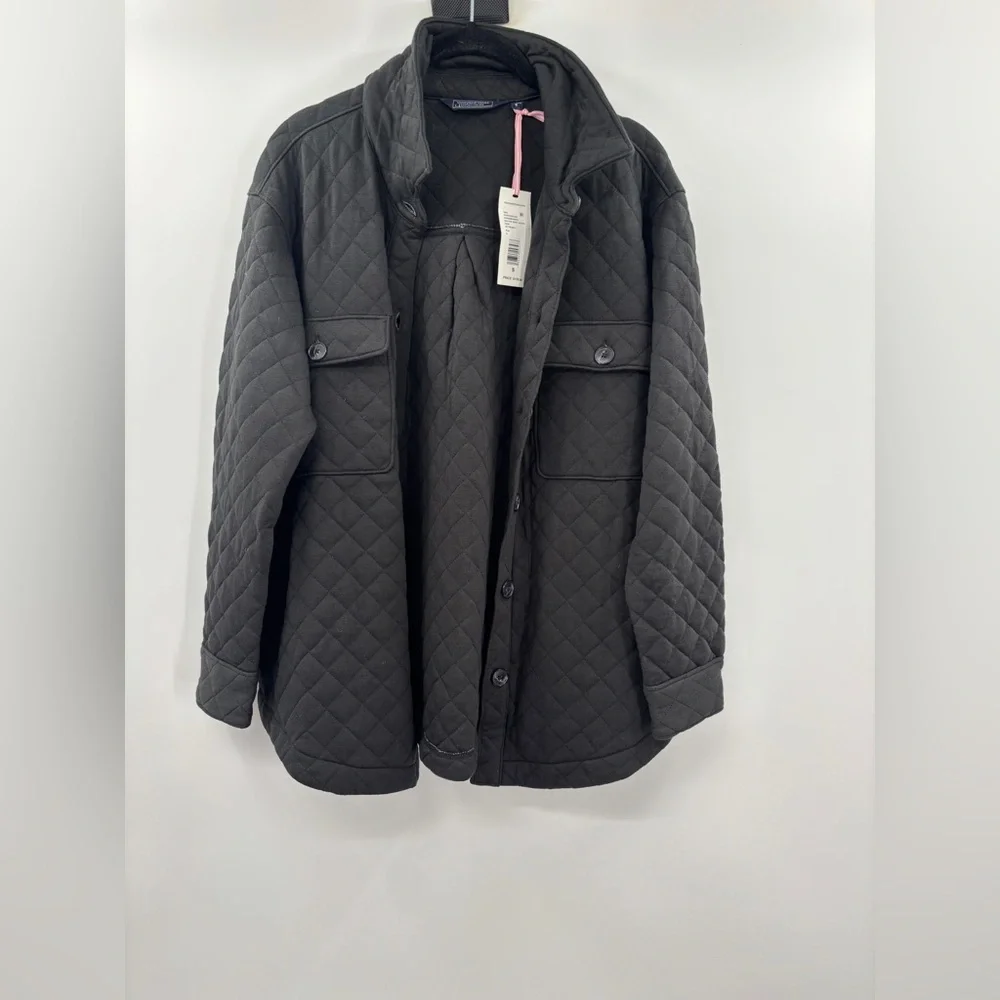 Vineyard Vines Quilted Dreamcloth Black Jacket